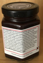 Load image into Gallery viewer, BEE Energized - Antioxidant Bliss Cacao Vanilla Hemp Honey, 1758 mg strength, 45 mg per teaspoon or 135 mg per tablespoon,  6.4oz jar